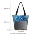 thumbnail image 2 of Goofa Mountain Blue Flowers Vase Pattern Tote Bags,Large Capacity Bag,Beach Tote with Zipper Closure, Large Capacity and Foam Padding, 2 of 6