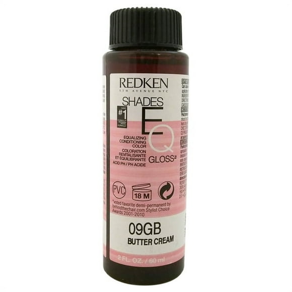 Shades EQ Color Gloss 09GB - Butter Cream by Redken for Women - 2 oz Hair Color