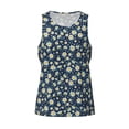 thumbnail image 4 of Haiem Daisy Floral B Men Workout Tank Top Gym Bodybuilding Sleeveless Muscle T Shirts Athletic Tank Breathable Workout Shirt-, 4 of 9