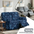 thumbnail image 5 of Xoenoiee Sea Turtle Print Loveseat Recliner Covers 2 Seater, Stretch Reclining Loveseat Cover, Machine Washable Recliner Loveseat Covers, Furniture Protector Double Recliner Cover for Dog Kid, 5 of 6