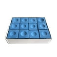 thumbnail image 3 of JZROCKER 12Pcs Square Billiard Cue Chalk Pool Cue Stick Chalk Billiards Snookers Cue Chalk Snookers Accessory Easy to Use, 3 of 9