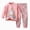 H234-Light Pink, variant on TOWED22 Toddler Infant Baby Girl Boy Fall Winter Clothes 2pcs Long Sleeve Soft Sweatshirt Tops and Pants Set Cartoon Print Outfits Clothing(Light Pink,1-2 Y)