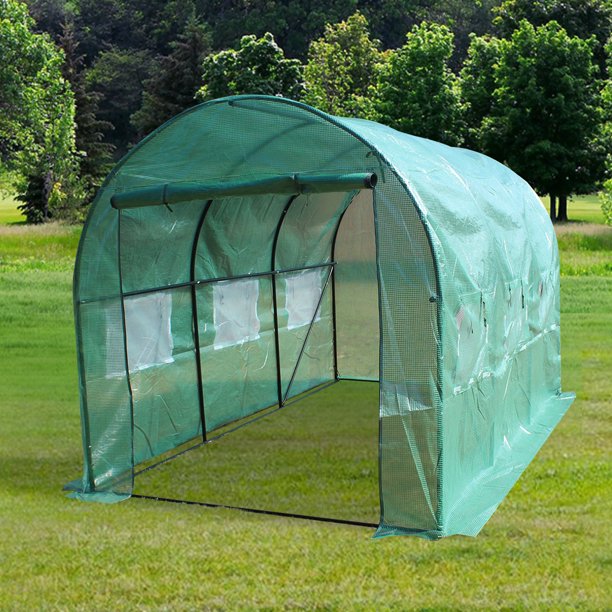 12′x7′x7 Heavy Duty Greenhouse Plant Gardening Dome Greenhouse Tent
