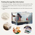thumbnail image 5 of Ryvnso A Red Bird on Roof View Storage Basket Large Bin Foldable Boxes Toys Organizer 14.2x10.2x8.3in 1 PC, 5 of 8