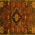 thumbnail image 1 of Ahgly Company Indoor Square Persian Yellow Traditional Area Rugs, 6' Square, 1 of 4