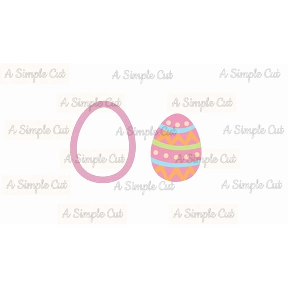 Easter Egg Shape Cookie Cutter
