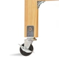 thumbnail image 3 of L.A. Baby Full Size Wood Folding Crib Natural, 3 of 5