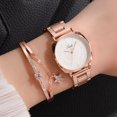 thumbnail image 2 of Jewelry On Clearance Ladies Quartz Stainless Steel Strap Analog Watch Plus Alloy Diamond Bracelet Set Multicolor, 2 of 4