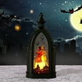 thumbnail image 3 of 6.69 Inch Halloween LED Candle Lantern with Spider and Pumpkin Design Battery Operated Hanging or Tabletop Decor for Indoor Outdoor Home Room Door Party Garden Spooky Decorations, 3 of 3