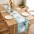thumbnail image 3 of Octopus Coastal Table Runner - 70 Inch Long, Kitchen Dining Table Runner Dresser Scarves, Summer Beach Nautical Starfish Compass Farmhouse Decor for Coffee Tables Wedding Party Banquet, 3 of 8