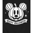 thumbnail image 3 of Disney - Happy Halloween Pumpkin White Ink - Men's Crew Fleece Sweatshirt, 3 of 5
