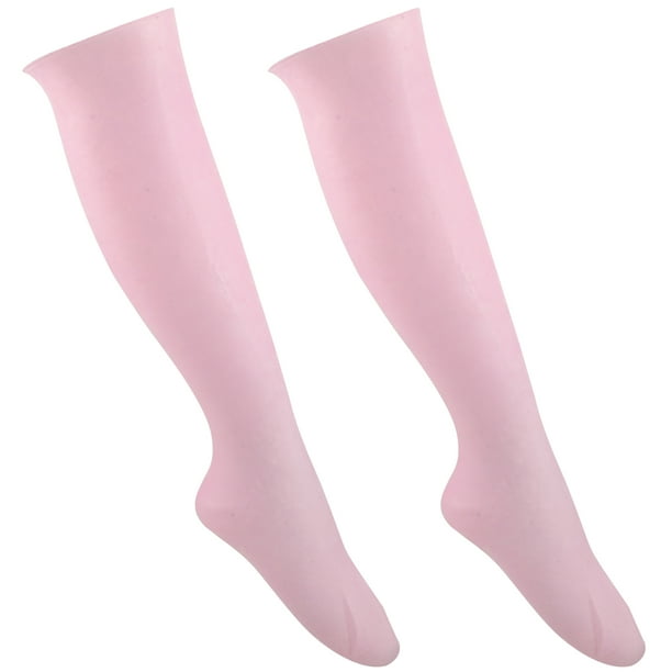 Calcetines hidratantes de spa nocturnos, calcetines hidratantes cosméticos hasta la rodilla para hombres y mujeres con pies secos y agrietados