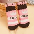 thumbnail image 4 of 4pcs Soft Plush Cute Patterned Pet Socks With Non-Slip Bottom, 4 of 4