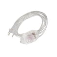 thumbnail image 4 of Interruptor de cable rotativo Uxcell AC 250V control deslizante regulador de lámpara 100W con cable de alimentación de 5.6 pies enchufe tipo A claro blanco 1 pieza, 4 of 5