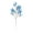 Blue, variant on Artificial Plum Blossom Flower Stem 18.5in Plastic Fake Wintersweet Picks for Wedding Anniversary Holiday Party Home Decor