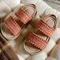 thumbnail image 6 of Ruyang Open Toe Flat Sandals for Girls Chunky Adjustable Straps Non-Slip Sandal Summer Beach Vacation Casual Shoes, 6 of 9