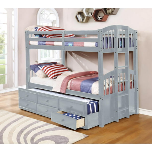 Bedroom Menlo Twin Over Full Bunkbed, Twin Bunk Bed With Drawers Underneath