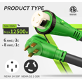 thumbnail image 3 of RVMATE 15 ft 50 Amp RV/Generator Lockable Power Extension Cord C5015L-RM, 3 of 11