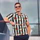 thumbnail image 4 of Balery Rose Flowers Camisa Polo de Hombre con Estampado, de Manga Corta y Tejido Medio, Camisa Tipo Golf Polo-Large, 4 of 6