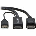 thumbnail image 5 of Tripp Lite series HDMI to DisplayPort Active Adapter Cable (M/M) - 4K 60 Hz, USB Power, Black, 2 m - 6.56 ft DisplayPort/HDMI/USB A/V Cable for Audio/Video Device, Monitor, HDTV, Projector, Blu-ray..., 5 of 7