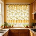 thumbnail image 5 of Oven Skirt Curtain,Heat Resistant Liner Stove Cover Skirt with Elegant Ruffle Trim | Rustic Handmade Oven Door Curtain for Furniture Surface Dustproof,29.72x21.65 Inch, 5 of 9