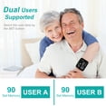 IESWKP Blood Pressure Monitor, Wrist BP with Large LED Display, Voice ...