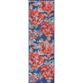 thumbnail image 2 of Stunning Transitional 2' x 7' Multi-Color Polypropylene Outdoor Area Rug, 2 of 7