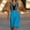 #0040-Blue, variant on Womens Jumpsuit, Solid Linen Blend Halter Neck Romper, Elastic Waist Shorts Overall with Pockets, Casual Summer One Piece Gift