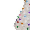 thumbnail image 2 of Northlight 8" LED Lighted White Ceramic Christmas Tree with Pastel Lights Table Top Decoration, 2 of 4