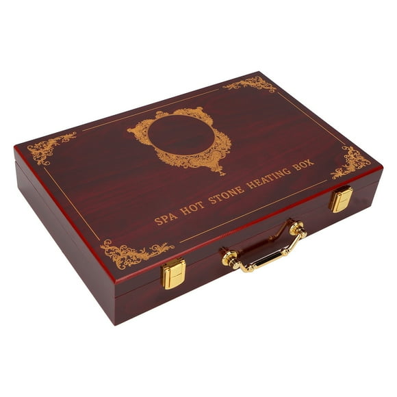 Hot Stone Heating Box, Massage Stone Warmer Portable Safe Large Capacity for Home EU Plug,UK Plug,US Plug