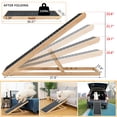 thumbnail image 3 of Pefilos Adjustable from 15.8" to 23.6" Dog Ramp for All Dogs and Cats, Dog Stairs for Couch or Bed Dog Ladder for Small Dogs, Gray, 3 of 16
