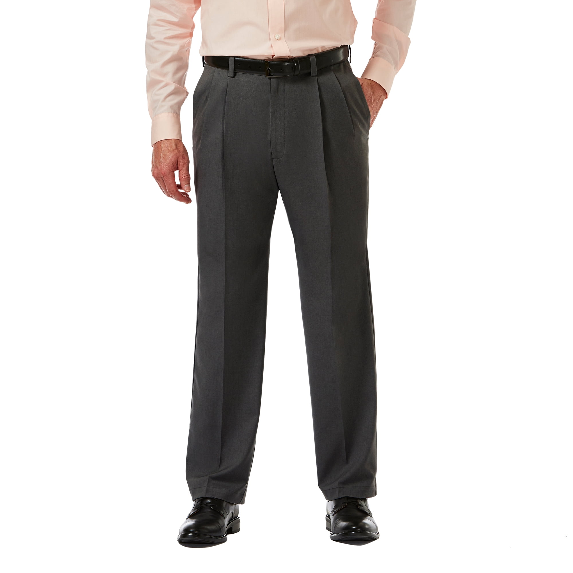 Haggar Men's E-CLO Stria Pleat Front Dress Pant Classic Fit HD00219 - Walmart.com Haggar Men's E-CLO Stria Pleat Front Dress Pant Classic Fit HD00219 - Walmart.com