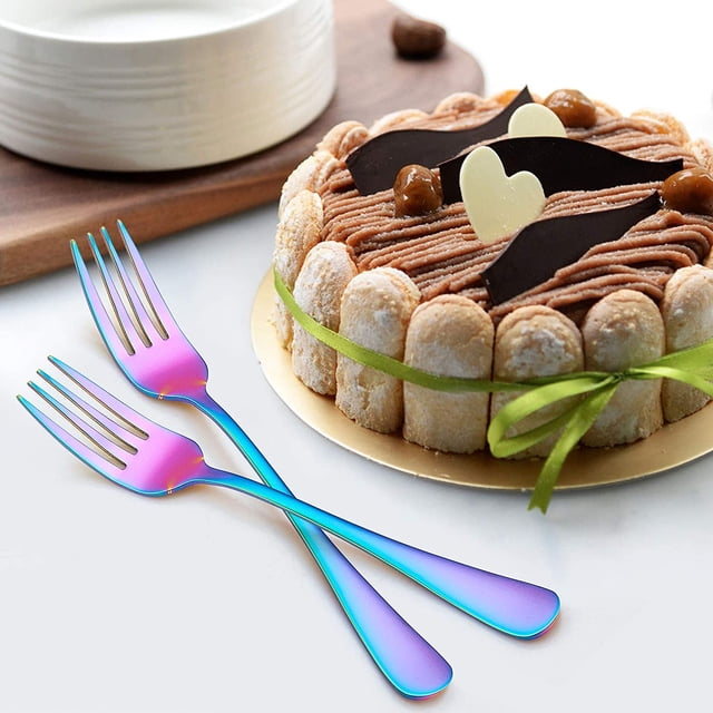 Silverware Flatware, Stainless Steel Cutlery Eating Utensils, Mirror Finished, Dishwasher Safe