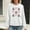 White, variant on Waffle Sweatshirts for Womens Christmas Loose Crewneck Long Sleeve Shirts Merry Christmas Printed Sweaters Casual Fashion Xmas Holiday Party Pullover Tops