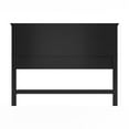 thumbnail image 3 of Hawthorne Collections Traditional Wood Full Queen Panel Headboard in Black, 3 of 6