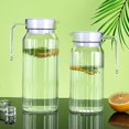 thumbnail image 5 of MOQIN 0.8/1.5/2 Litre Plastic Pitcher with Lid BPA-FREE Eco-Friendly Carafes Mix Drinks Water Jug for Hot/Cold Lemonade Juice Beverage Jar Ice Tea Kettle, 5 of 9