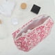 thumbnail image 5 of Bolsa de Maquillaje de Patrón Floral Mediana Única para Viajes Roja de Poliéster, 5 of 6