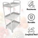 thumbnail image 5 of Carrito Organizador Con Ruedas 3 Niveles Multiusos Práctico Blanco, 5 of 6