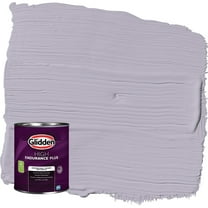 Glidden HEP Cloudberry / Purple Flat Interior Paint with Primer, 1 Quart