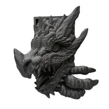 CUTICATE Dragon Bookend Home Decor Decoration Book End for Entrance Bookshelf Shelves