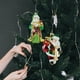 thumbnail image 1 of 2 piezas Mini Santa colgantes colgantes pequeña muñeca decoración Santa muñeca Navidad colgante decoración Navidad decoración colgante para puerta Yotijar colgante colgante, 1 of 10
