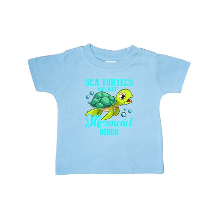 

Inktastic Sea Turtle Funny Mermaid Gift Baby Boy or Baby Girl T-Shirt