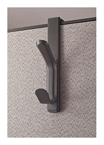 Double Coat Hooks for Cubicle Panels Adjustable Comes in 2 Pack 22009 