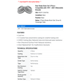 thumbnail image 2 of Rear Brake Rotor Set 2 Piece - Compatible with 1997 - 2001 Oldsmobile Bravada 1998 1999 2000, 2 of 2