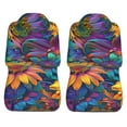 thumbnail image 4 of Haiem Psychedelic Sunflowers Printed Car Seat Covers Set of 2, Universal Fit Car Seat Covers,Protective Seat Covers,Comfortable Car Seat Covers, Easy Installation Seat Covers, 4 of 9