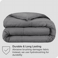 thumbnail image 4 of Bare Home Ultra-Soft Comforter Duvet Insert - Goose Down Alternative - Twin/Twin XL, Gray, 4 of 7