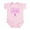 Petal Pink, variant on CafePress - Hockey Like A Girl Body Suit - Baby Light Bodysuit, Size Newborn - 24 Months