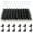 Black, variant on 60 Pcs 22mm Black Mini Metal Bulldog Clips, Small Hinge Paper Clamps for Crafts, Bag Sealing, Photos, Price Tags, Kitchen and Office Supplies