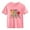 Pink, variant on Girls White First Day of Preschool Shirt Soft Cotton Kids Back to School Graphic Tee Keepsake Outfit Comfortable Tagless,Size 5 T