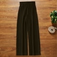 thumbnail image 6 of Women's Soft Polyester Elastic Waist Loose Pants, Solid Color Bow Tie Design, Flattering Casual Fit, Versatile Summer Work Smart Casual & Daily Errands Wear, Comfortable Wide Leg, 6 of 6